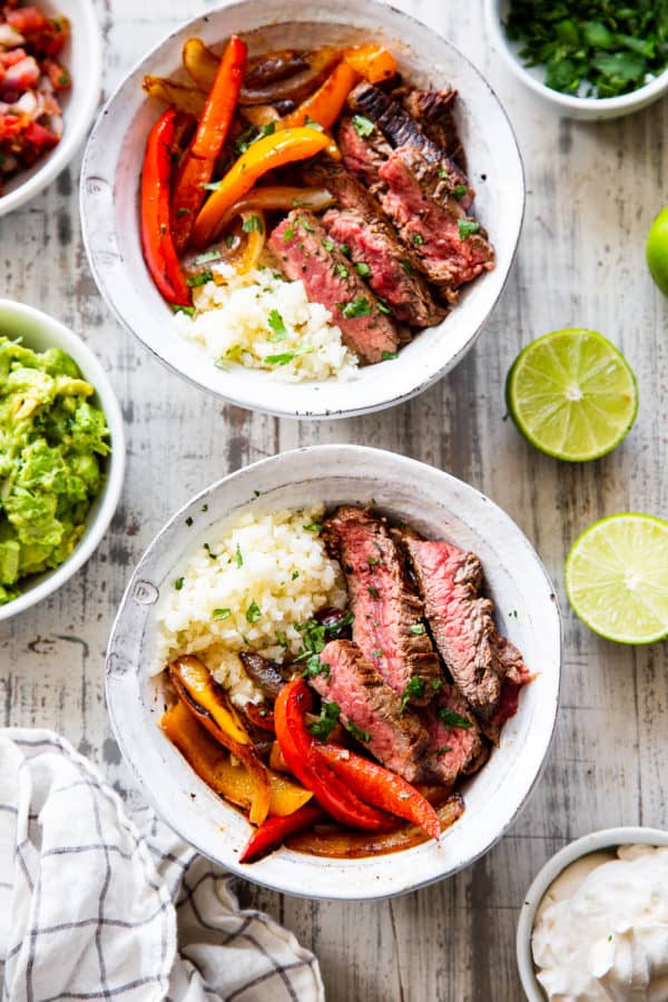 Steak Fajita Bowls {Whole30, Keto} The Paleo Running Momma