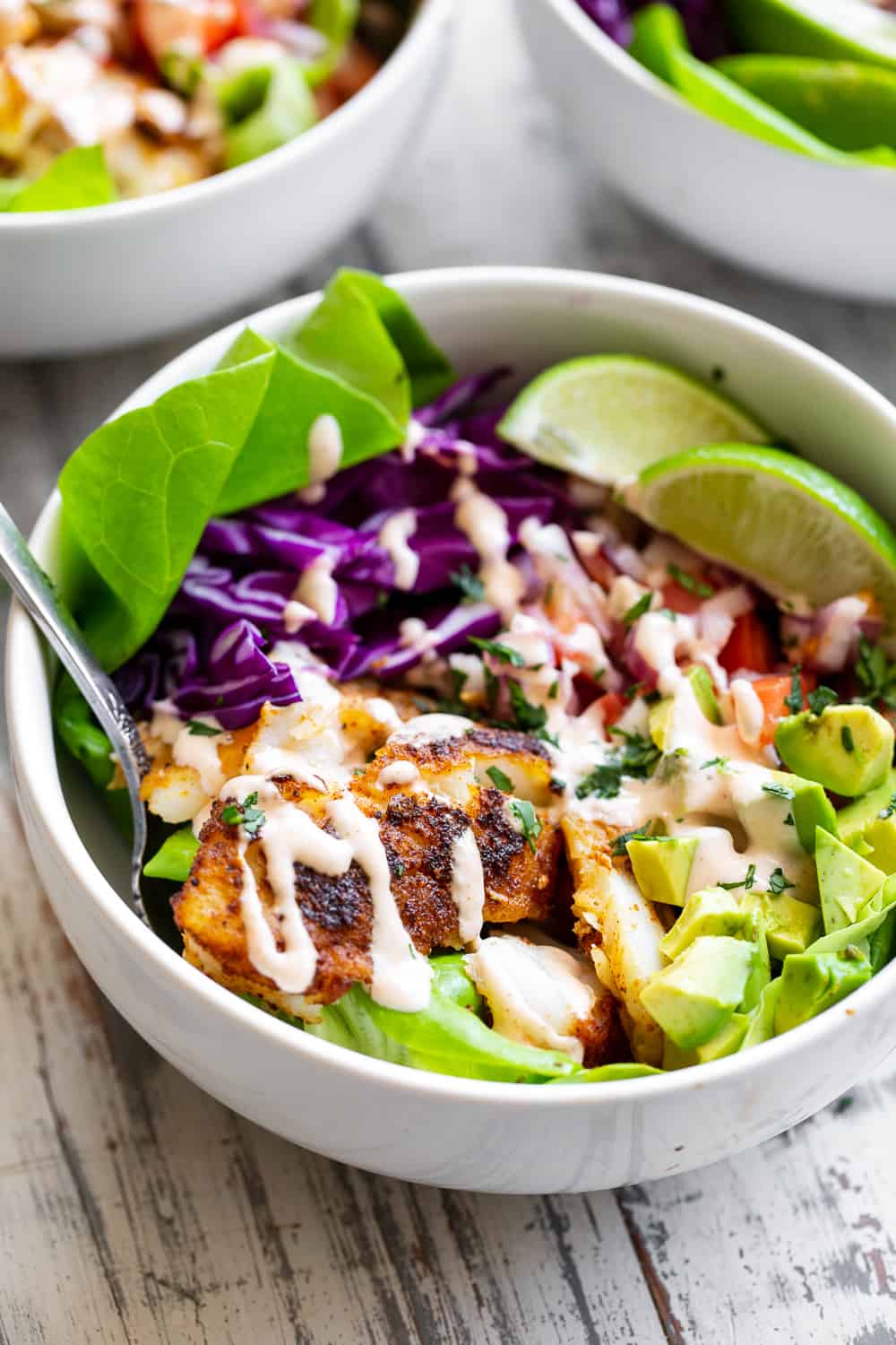 Easy Easy Healthy Fish Taco Salad Bowl Recipe Recipe