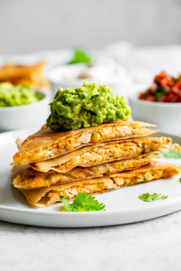 Paleo Chicken Quesadillas {Grain Free, Dairy Free}