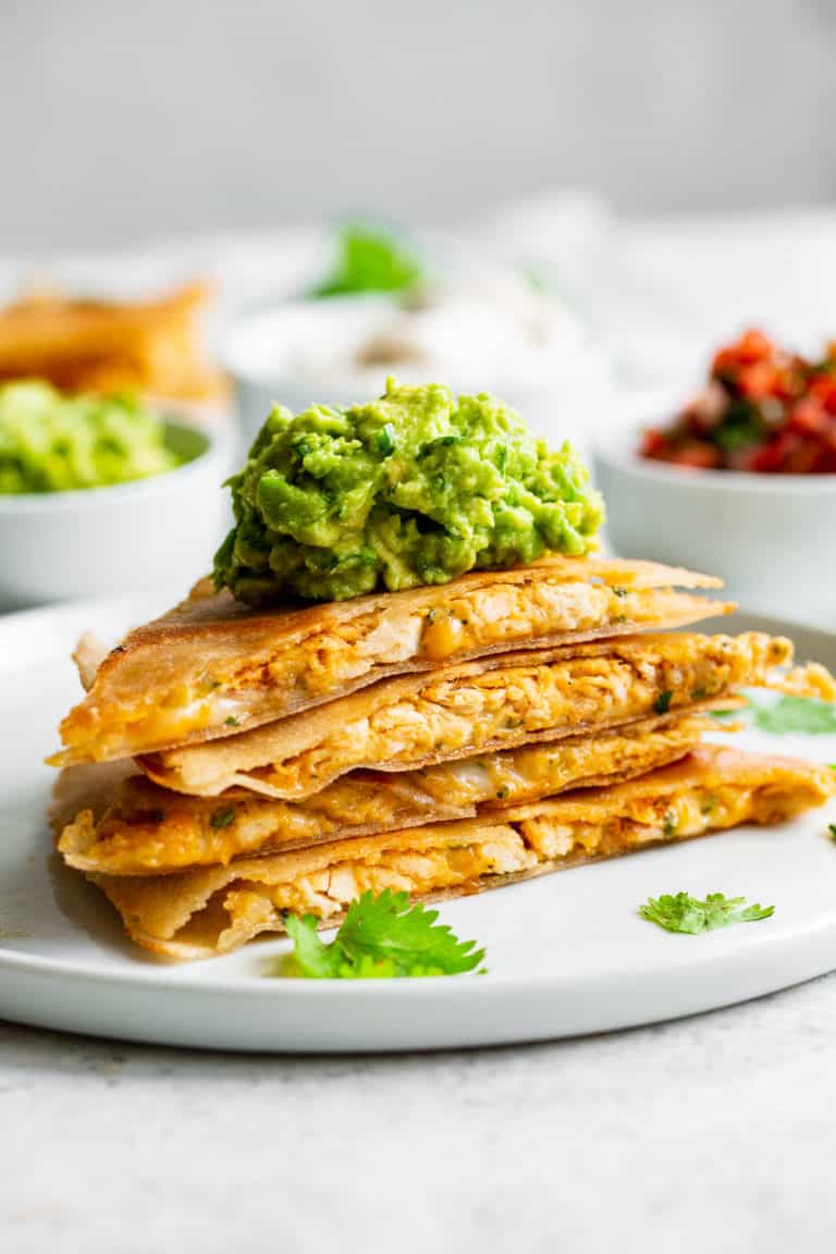 Paleo Chicken Quesadillas {Grain Free, Dairy Free}