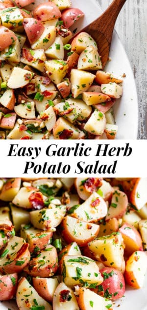 Garlic Herb Potato Salad {Whole30} - The Paleo Running Momma