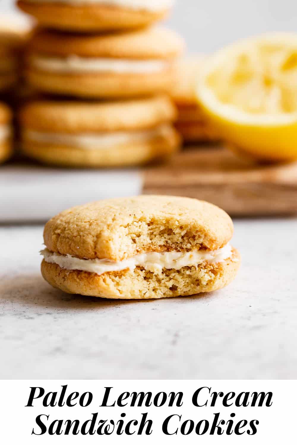 Lemon Cream Paleo Sandwich Cookies The Paleo Running Momma