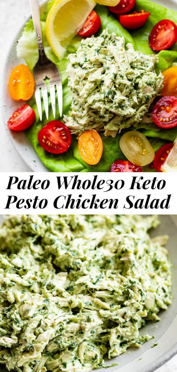 Pesto Chicken Salad {Paleo, Whole30, Keto} The Paleo Running Momma
