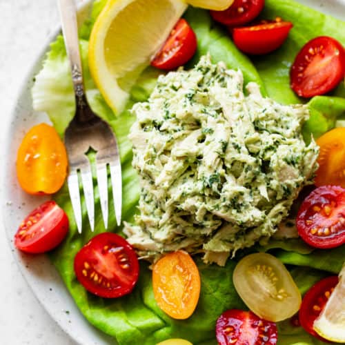 Pesto Chicken Salad {Paleo, Whole30, Keto} The Paleo Running Momma