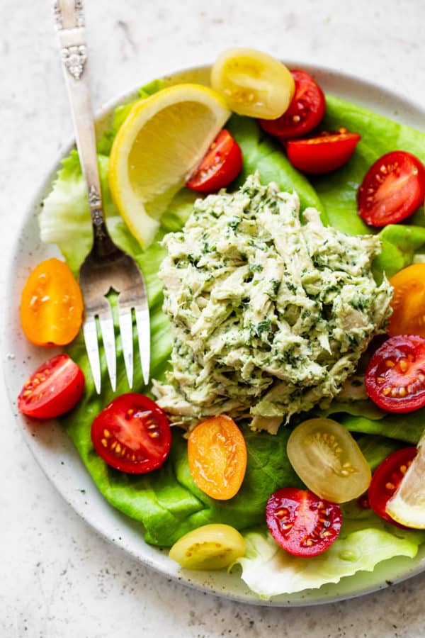 Pesto Chicken Salad {Paleo, Whole30, Keto} The Paleo Running Momma