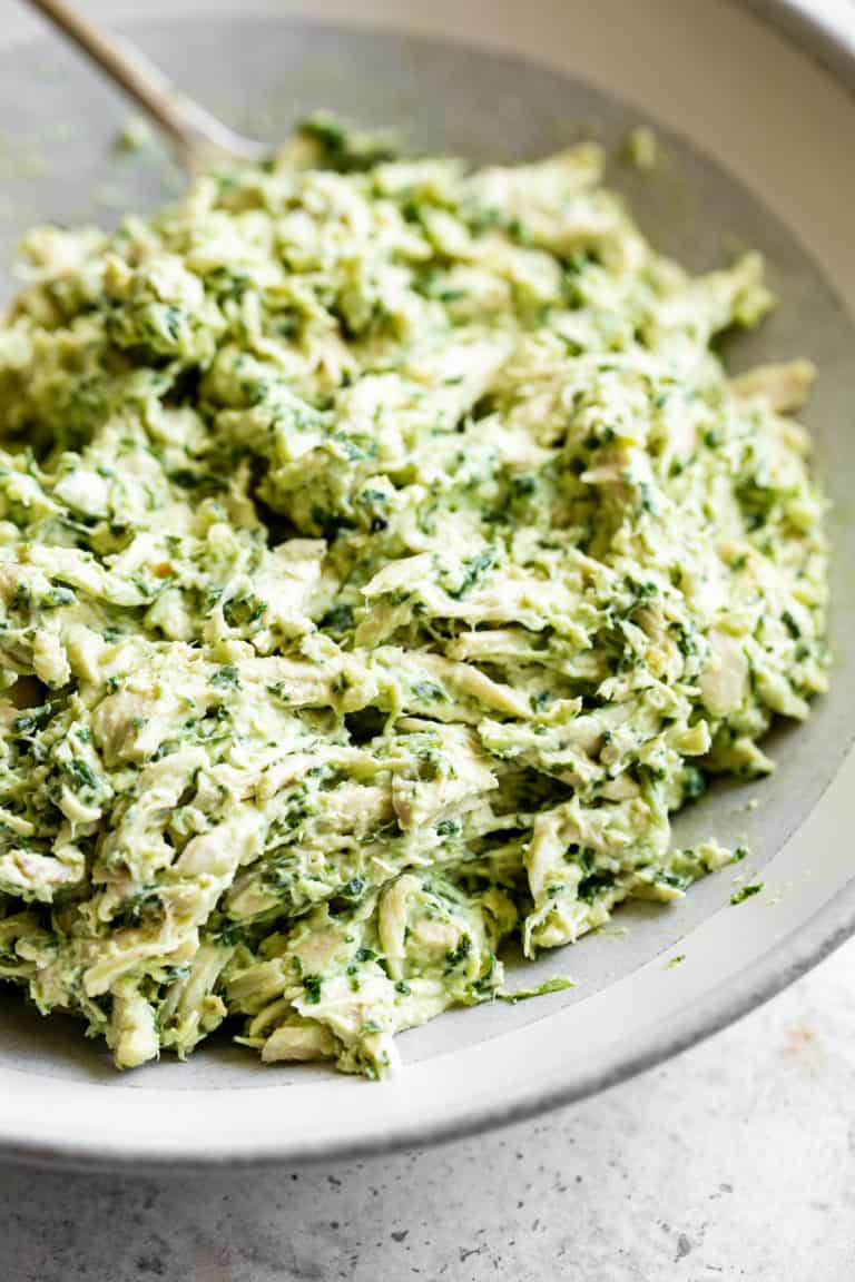Pesto Chicken Salad {Paleo, Whole30, Keto} The Paleo Running Momma