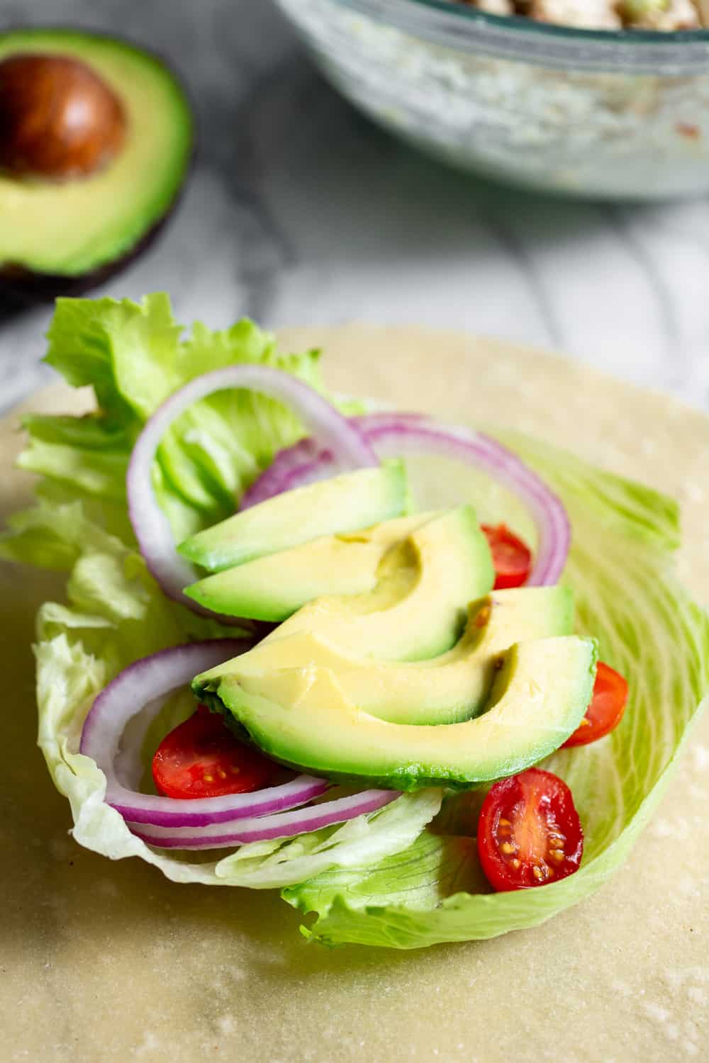 Chipotle-Ranch Egg Salad Wraps