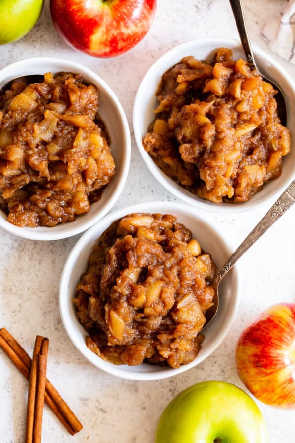 Chunky Maple Cinnamon Homemade Applesauce Recipe