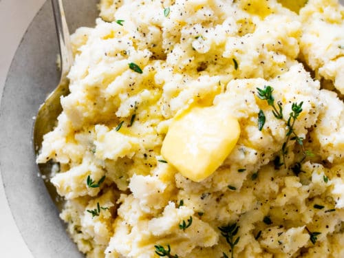 Herb mashed cauliflower