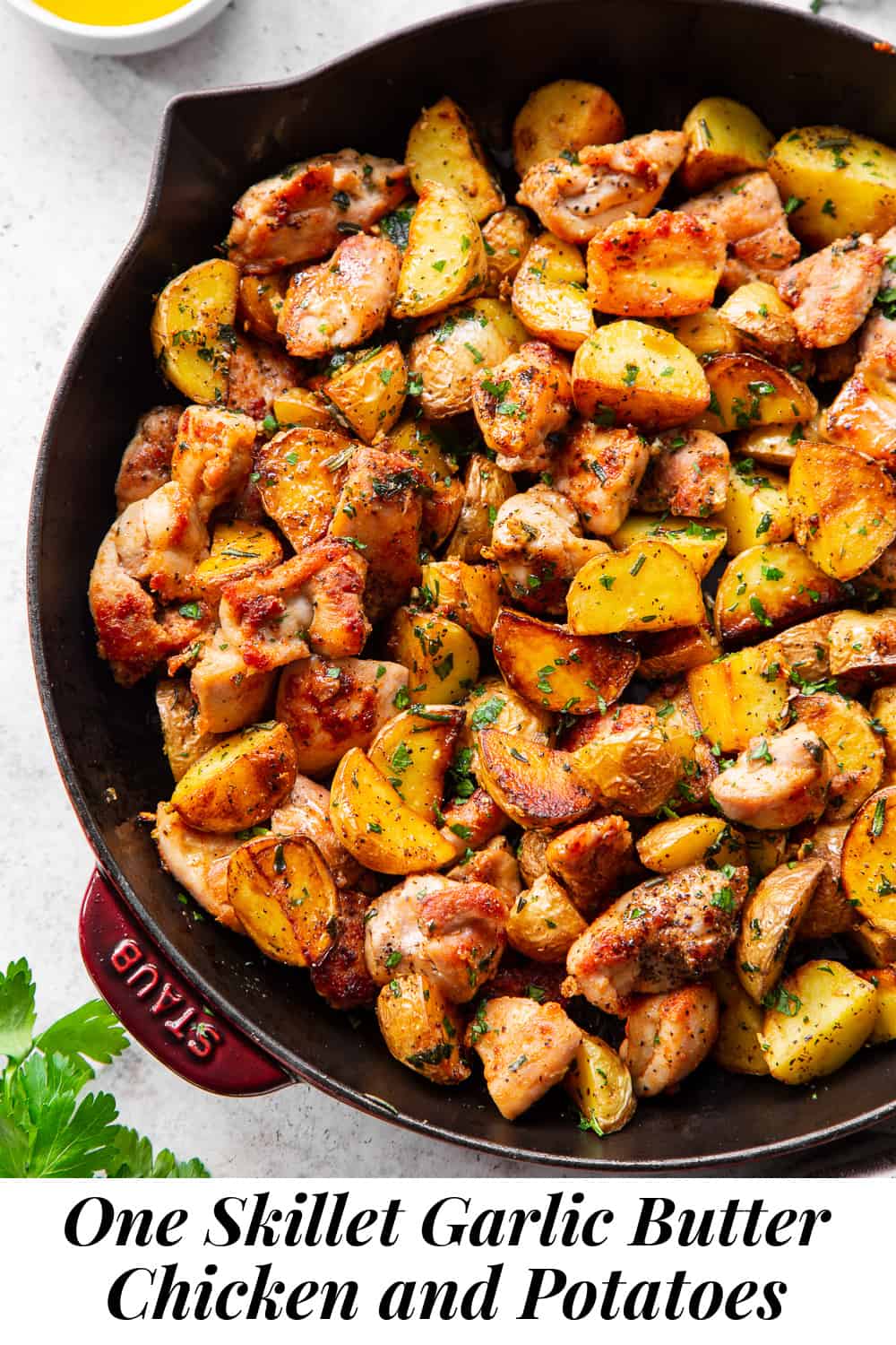 Garlic Butter Chicken And Potato Skillet Whole30 