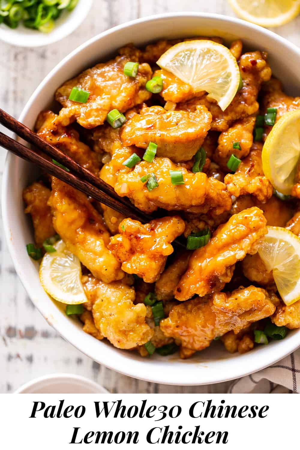 Chinese Lemon Chicken {Paleo, Whole30 Option}