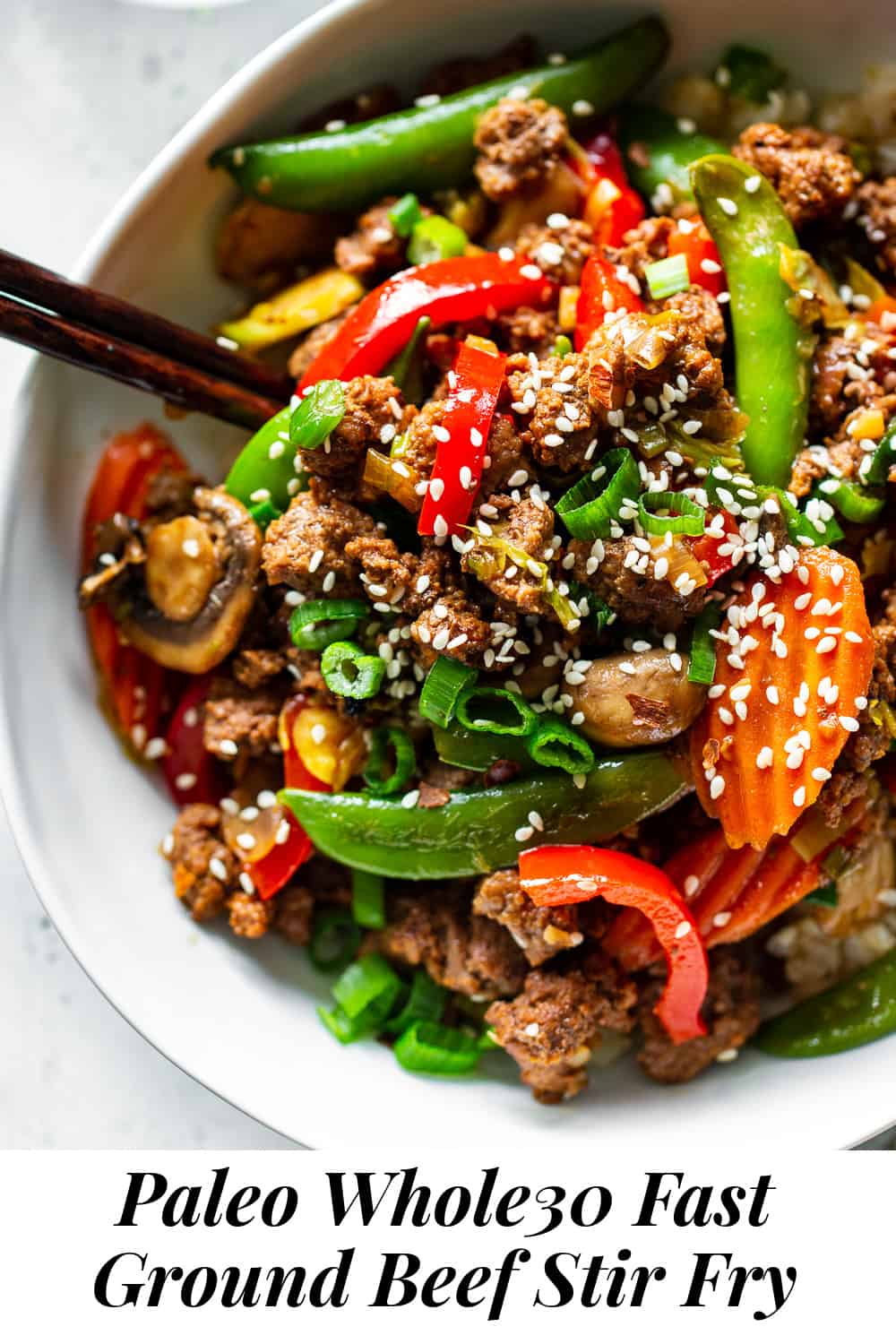 Ground Beef Stir Fry {Paleo, Whole30} The Paleo Running Momma