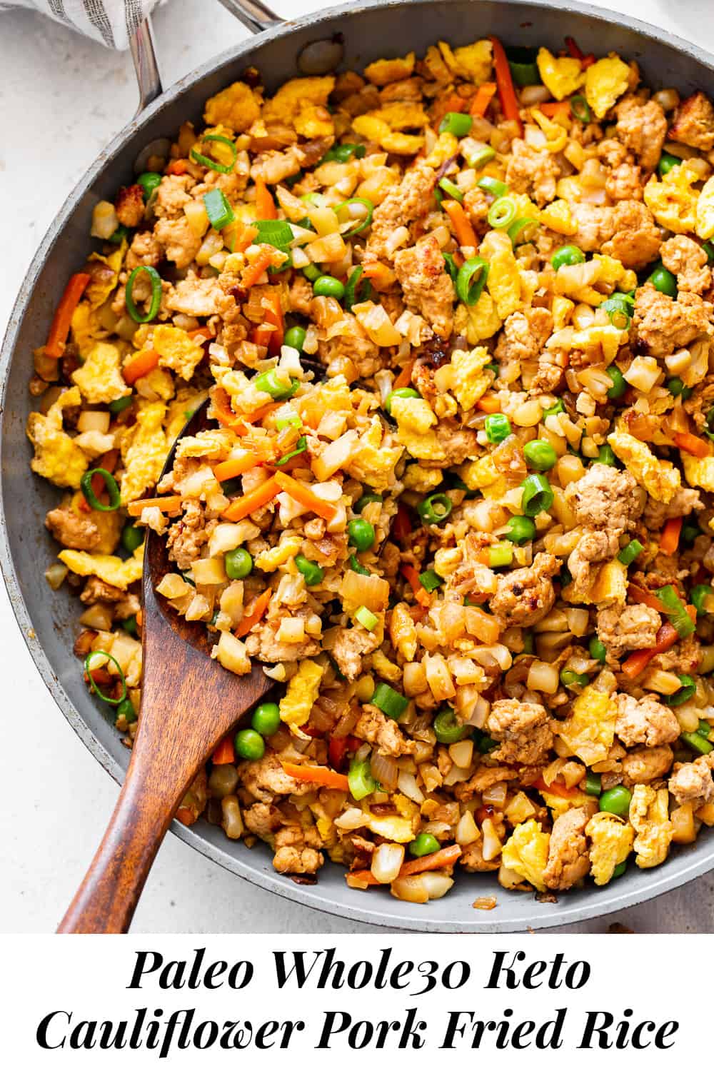 Cauliflower Pork Fried Rice {Keto, Whole30} The Paleo Running Momma