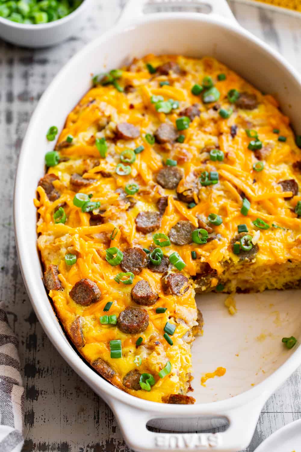 Egg Sausage Potato Casserole