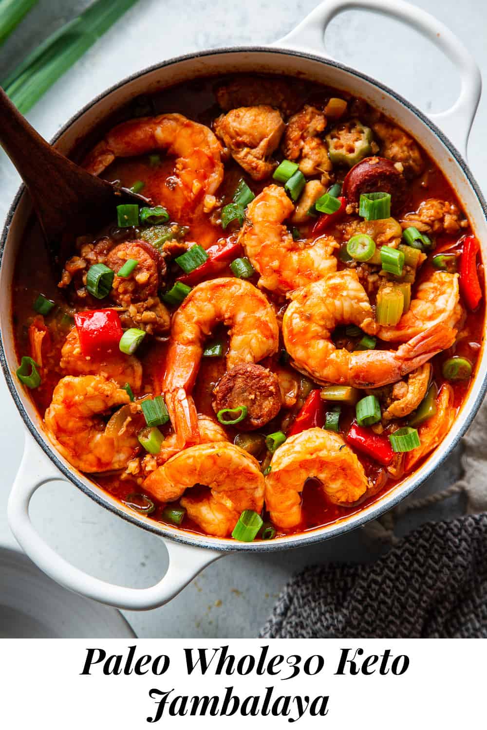 Paleo Jambalaya {Whole30, Keto} The Paleo Running Momma