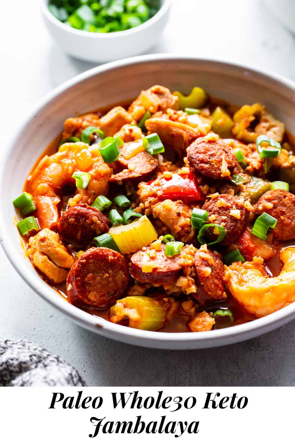 Paleo Jambalaya {Whole30, Keto} The Paleo Running Momma