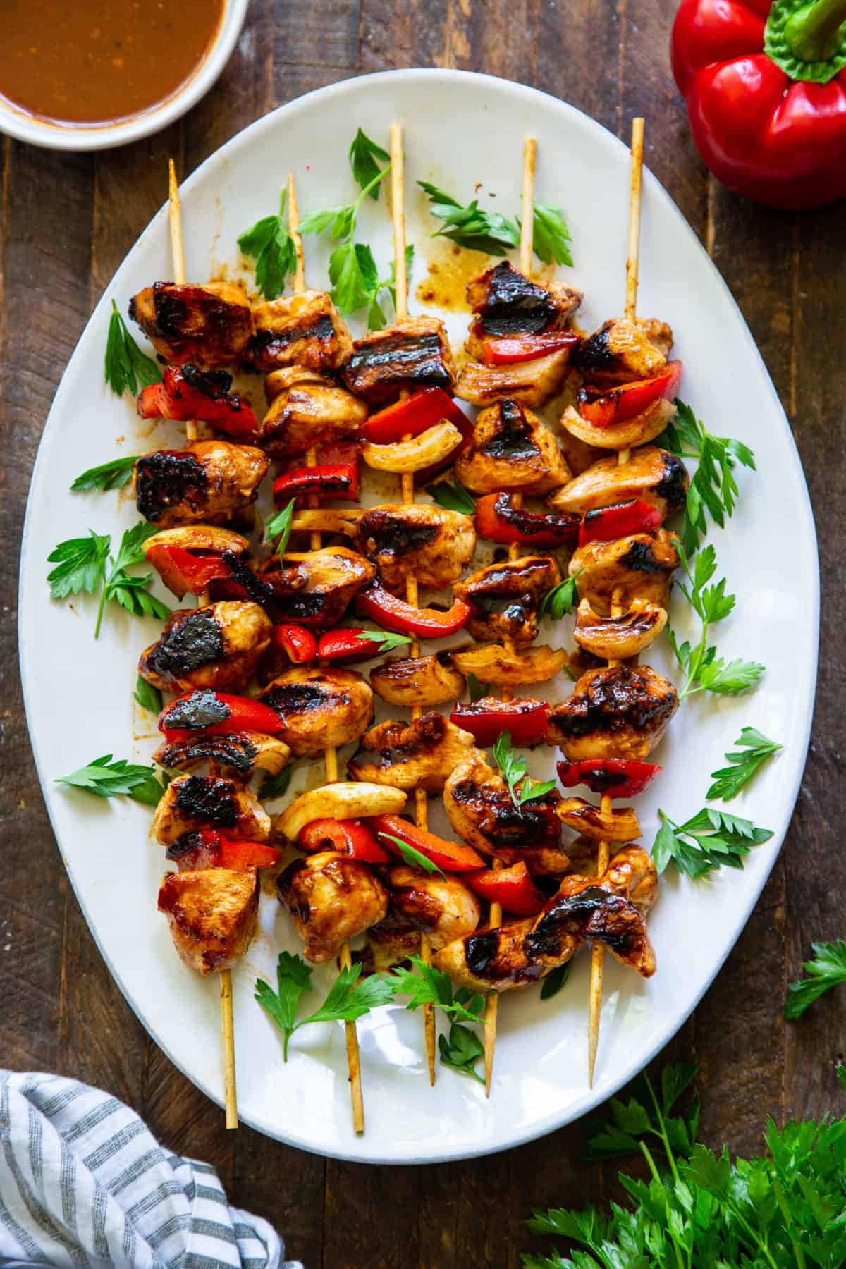 Honey BBQ Chicken Skewers {Paleo} The Paleo Running Momma
