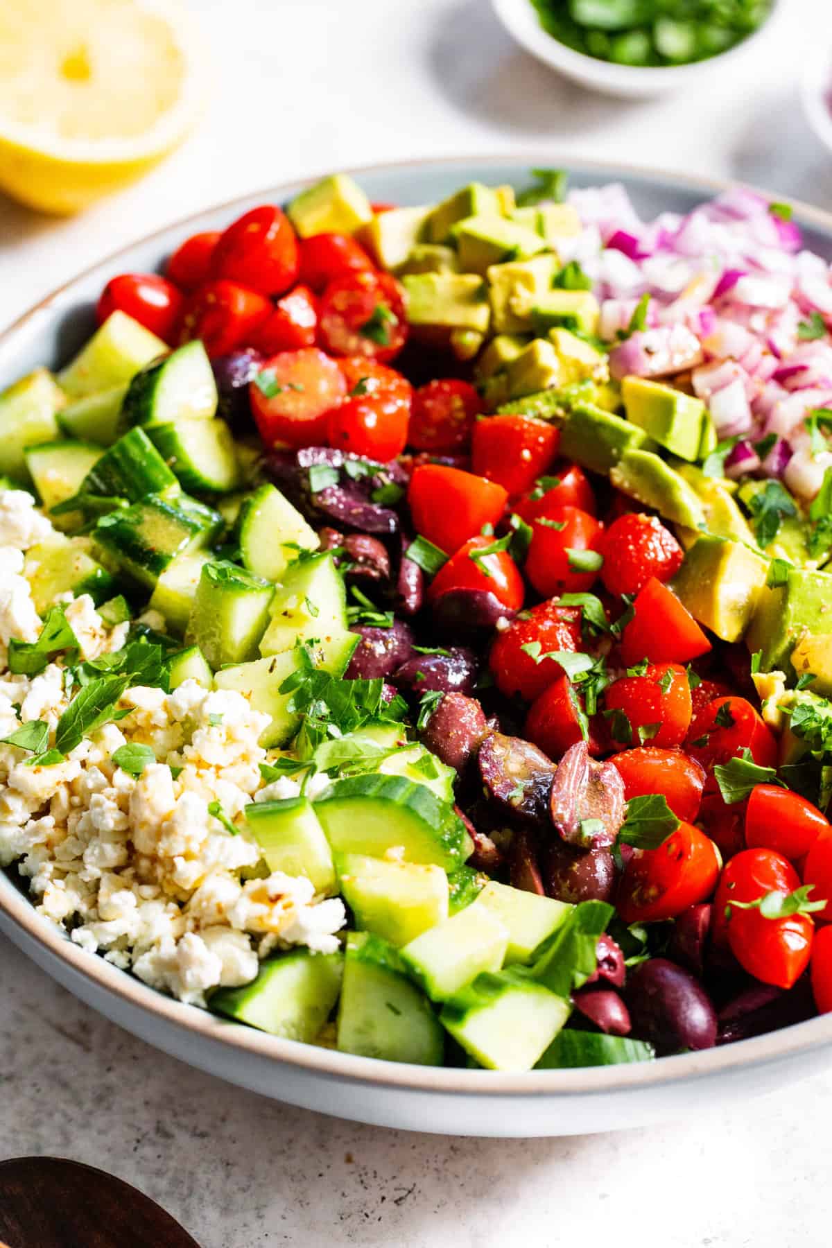 The Ultimate Mediterranean Chopped Salad