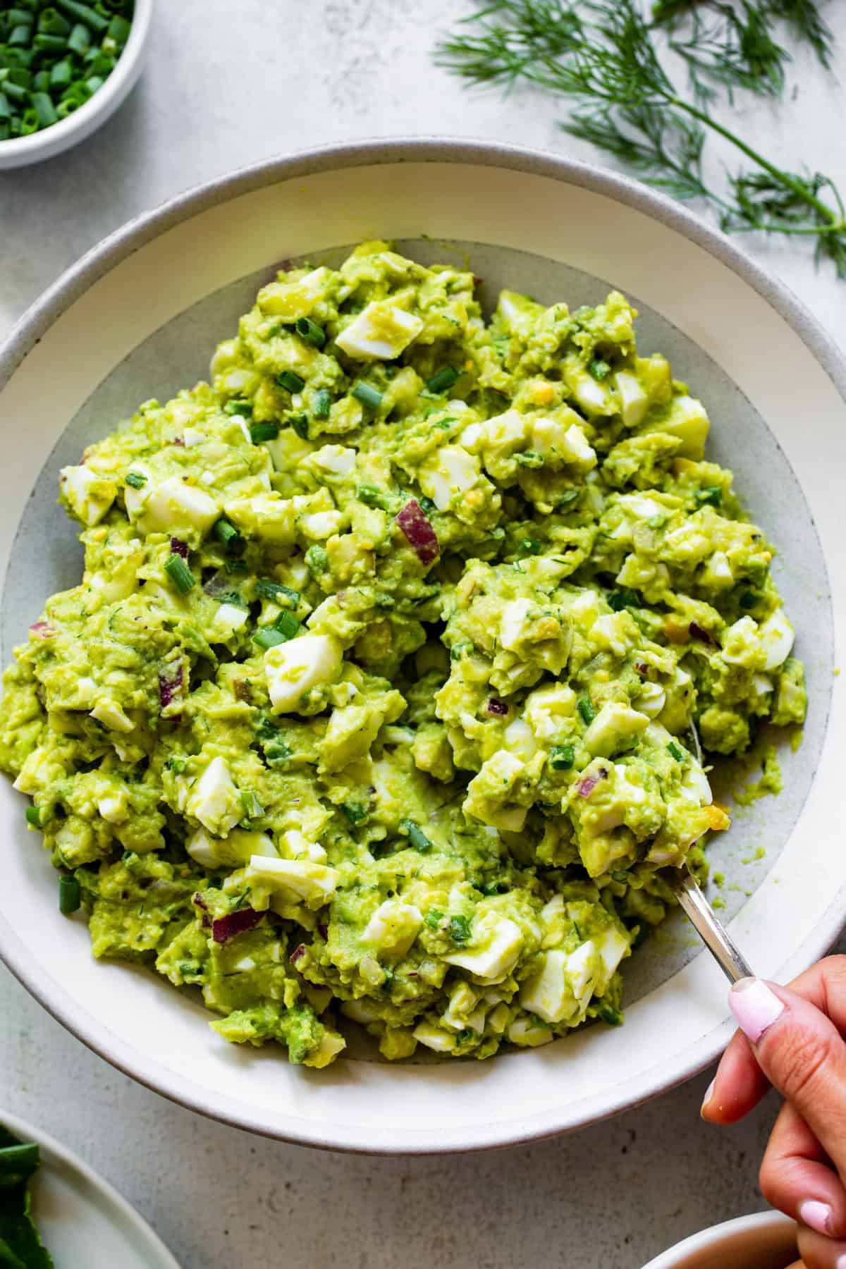 AVOCADO EGG SALAD, healthy salad for weight loss