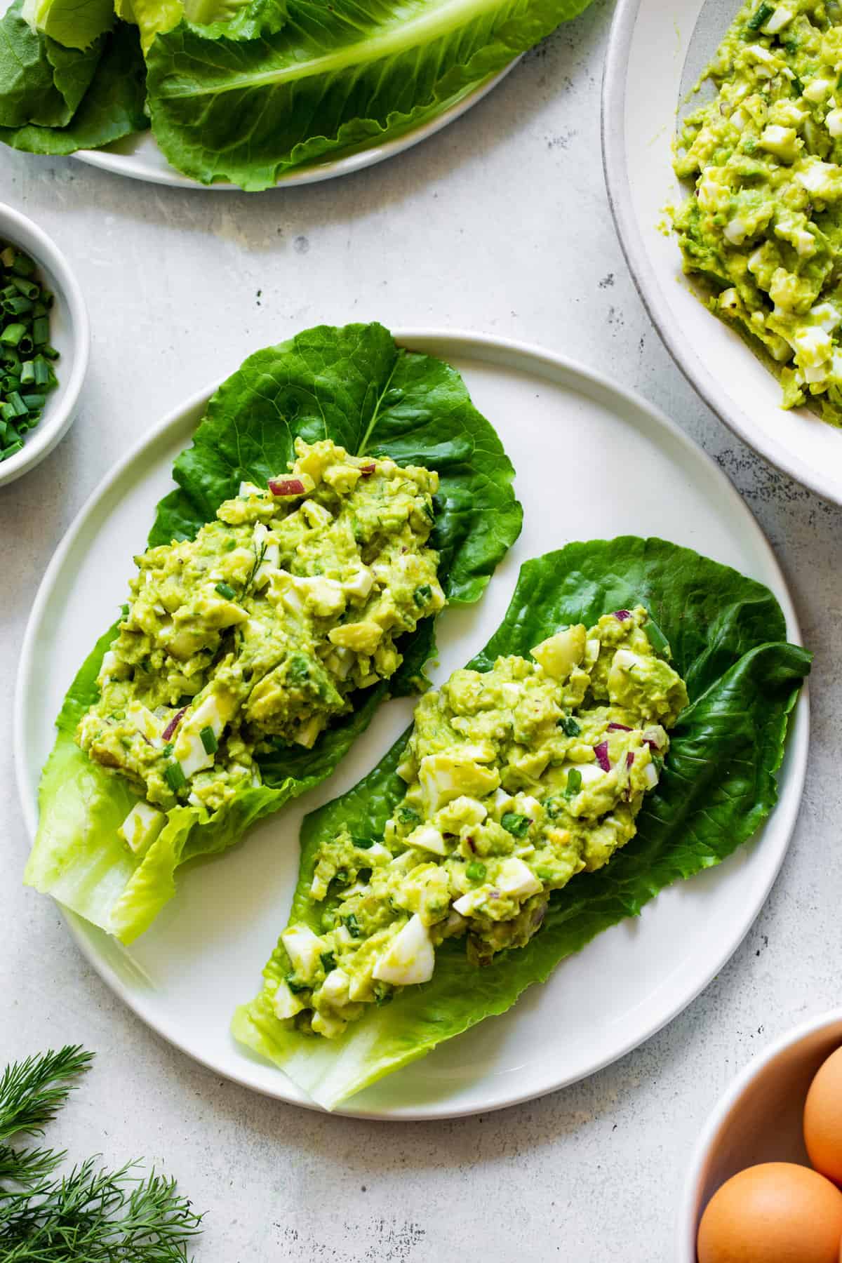 AVOCADO EGG SALAD, healthy salad for weight loss