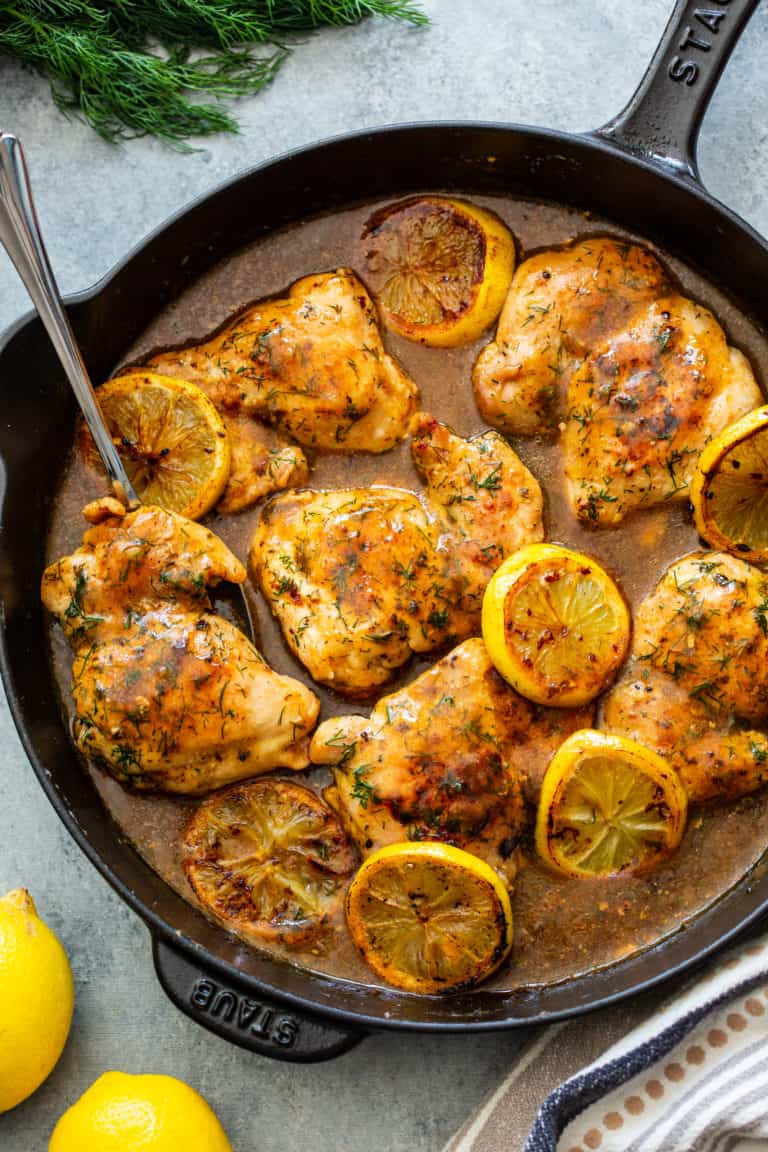 Lemon Dill Chicken {Paleo, Whole30, Keto}