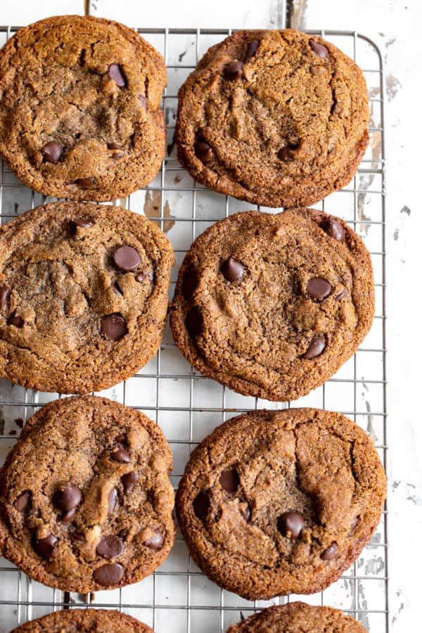 Espresso Chocolate Chip Cookies {Paleo}