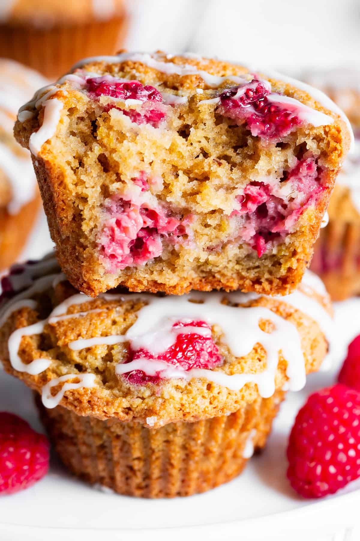 healthy lemon raspberry muffins almond flour gluten free paleo